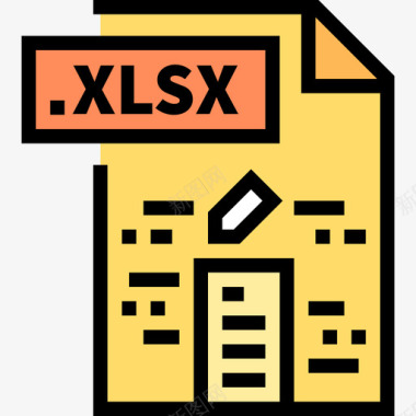 Xlsx文件颜色线性颜色图标图标