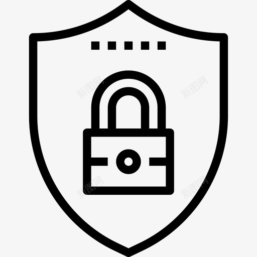 挂锁安全69线性图标svg_新图网 https://ixintu.com 安全69 挂锁 线性