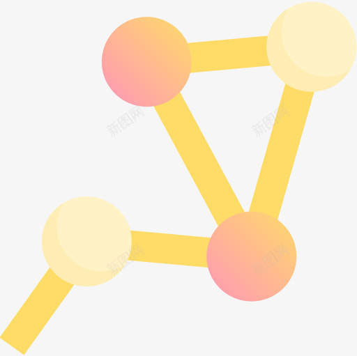 星座天文8黄色图标svg_新图网 https://ixintu.com 天文8 星座 黄色