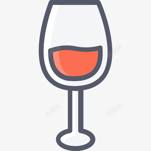 葡萄酒饮料和饮料4线性颜色图标svg_新图网 https://ixintu.com 线性颜色 葡萄酒 饮料和饮料4