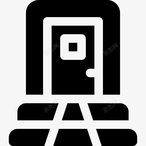 门家庭生活6已满图标svg_新图网 https://ixintu.com 家庭生活6 已满 门