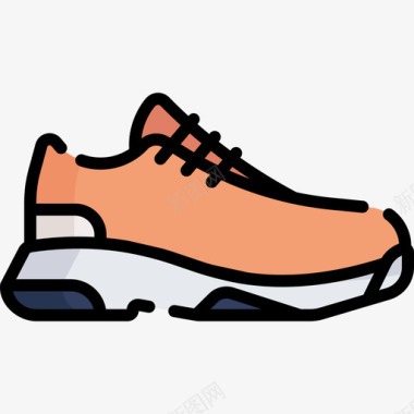 跑鞋鞋5线颜色图标图标
