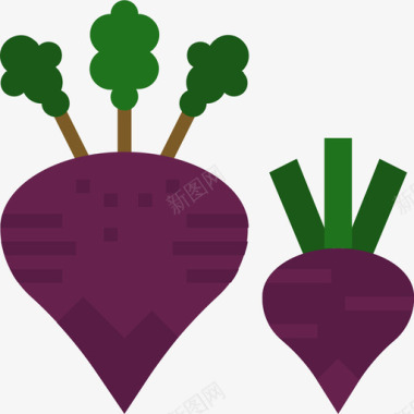甜菜水果和蔬菜扁豆图标图标