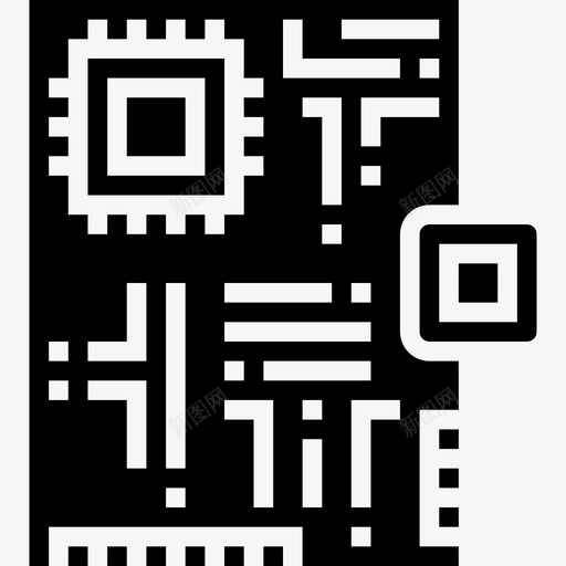 原型板机器人工程4字形图标svg_新图网 https://ixintu.com 原型板 字形 机器人工程4