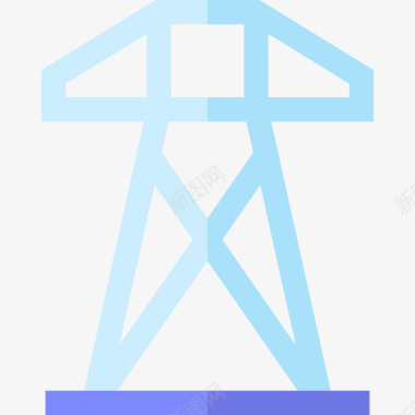 电塔工业流程20扁平图标图标