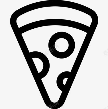 披萨快餐48直系图标图标