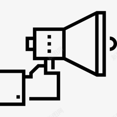 公告网上购物46线性图标图标