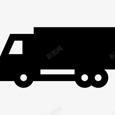 卡车运输53装满图标图标