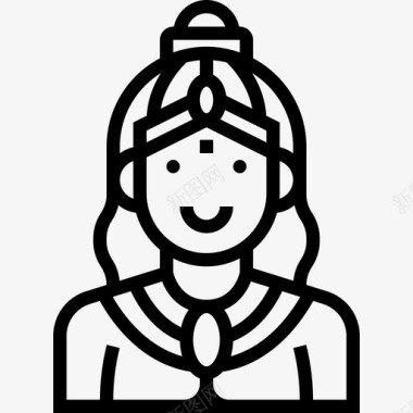 钱德拉印度教神4直系图标图标