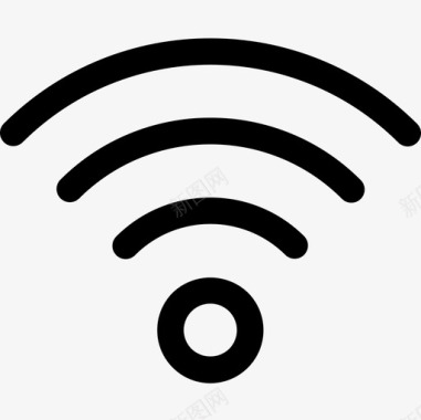 Wifi基本4线性图标图标