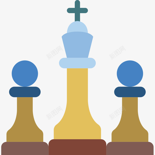 国际象棋运动和游戏4平局图标svg_新图网 https://ixintu.com 国际象棋 平局 运动和游戏4