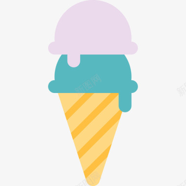 冰激凌甜点和甜点无糖图标图标