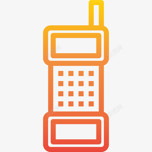 电话电话3梯度图标svg_新图网 https://ixintu.com 梯度 电话 电话3