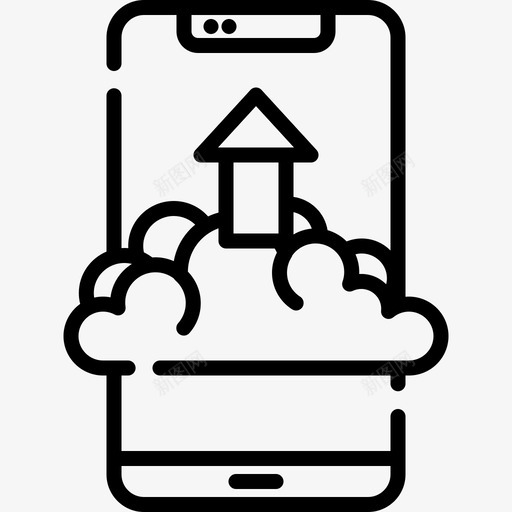 智能手机移动功能31线性图标svg_新图网 https://ixintu.com 智能手机 移动功能31 线性