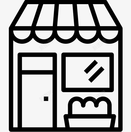 购物商店购物114直线图标svg_新图网 https://ixintu.com 直线 购物114 购物商店
