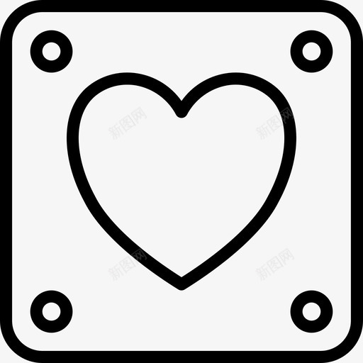 心脏电子游戏6线性图标svg_新图网 https://ixintu.com 心脏 电子游戏6 线性