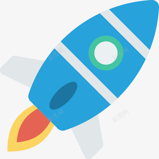 Rocket网页编程平面图标svg_新图网 https://ixintu.com Rocket 平面 网页设计编程