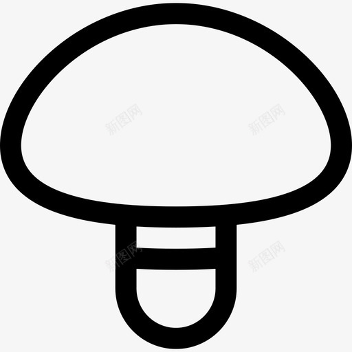 蘑菇烧烤7直系图标svg_新图网 https://ixintu.com 烧烤7 直系 蘑菇