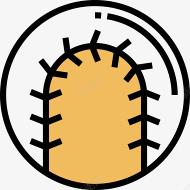 棒球棒球14黄影图标图标