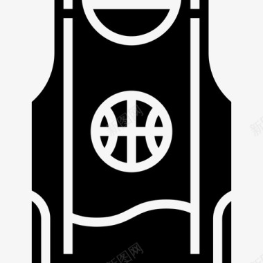 制服篮球12字形图标图标