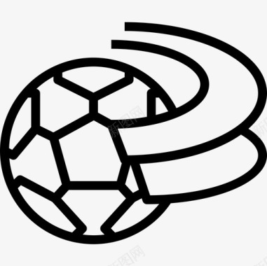 足球足球28直线型图标图标