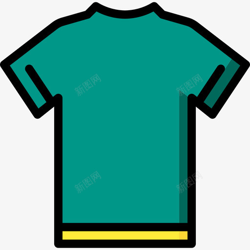 衬衫夏装2线性颜色图标svg_新图网 https://ixintu.com 夏装2 线性颜色 衬衫