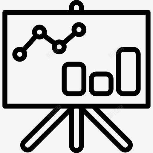 统计分析7线性图标svg_新图网 https://ixintu.com 分析7 线性 统计