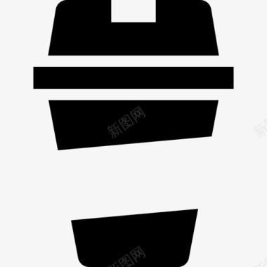 咖啡杯饮料4加满图标图标