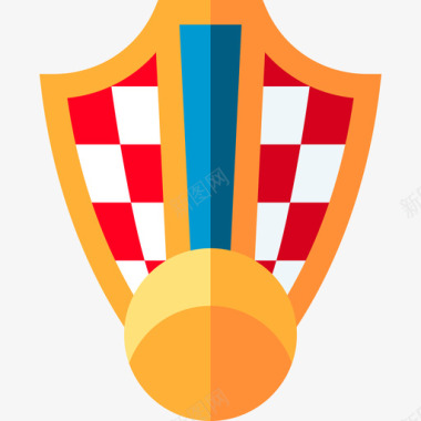 克罗地亚足球比赛平局图标图标