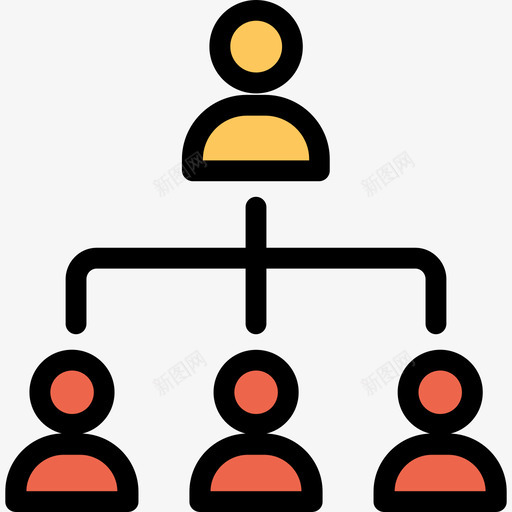 网络商务212线性颜色图标svg_新图网 https://ixintu.com 商务212 线性颜色 网络