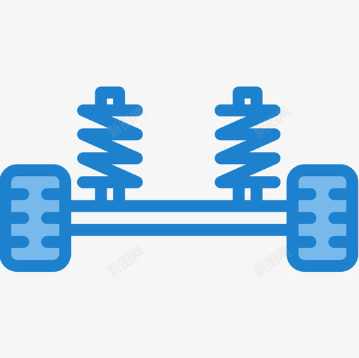 悬架汽车维修23蓝色图标svg_新图网 https://ixintu.com 悬架 汽车维修23 蓝色