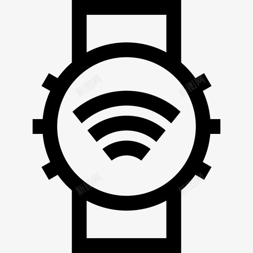 智能手表物联网38线性图标svg_新图网 https://ixintu.com 智能手表 物联网38 线性