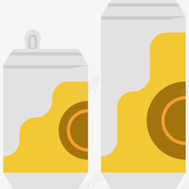 罐装啤酒21平的图标图标