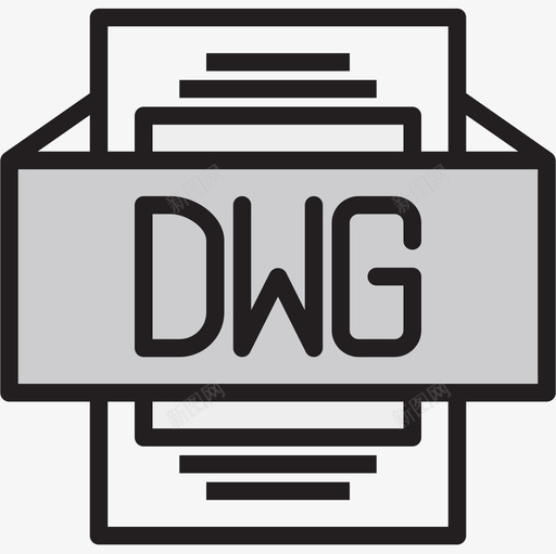 DWBfiletype2线性颜色图标svg_新图网 https://ixintu.com DWB filetype2 线性颜色