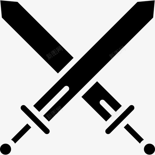 剑战争4填充图标svg_新图网 https://ixintu.com 剑 填充 战争4