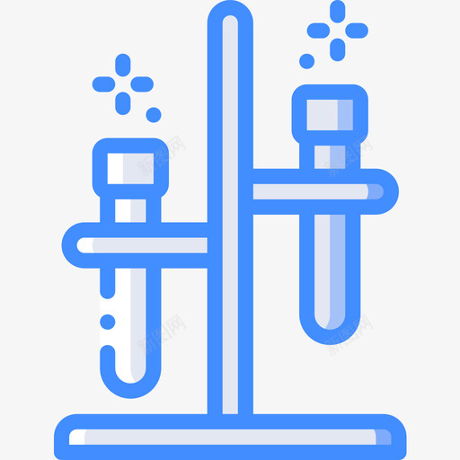 试管科学65蓝色图标svg_新图网 https://ixintu.com 科学65 蓝色 试管