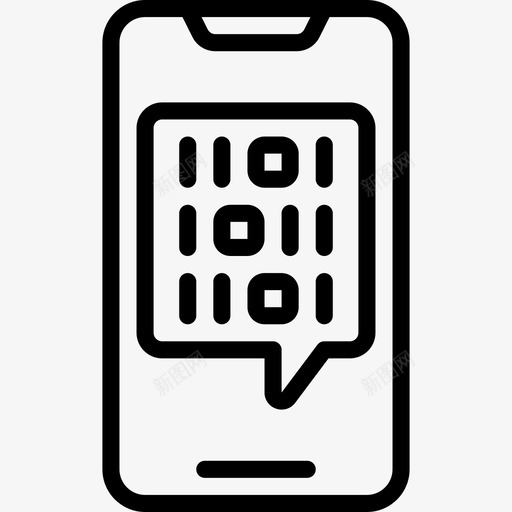 智能手机人工智能19线性图标svg_新图网 https://ixintu.com 人工智能19 智能手机 线性
