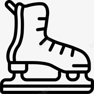 溜冰运动和游戏2直线型图标图标