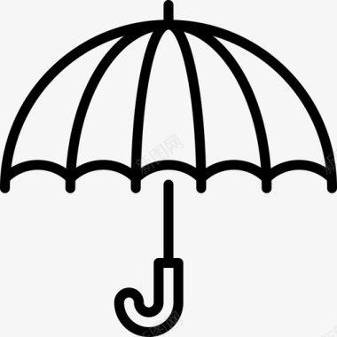 伞世界骄傲2直线型图标图标