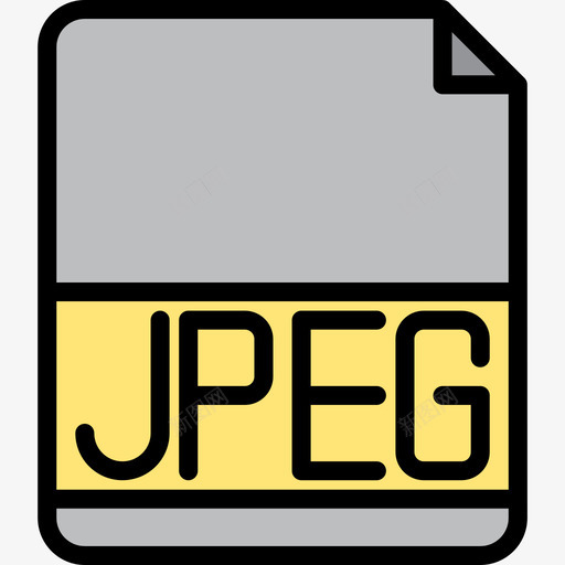 Jpeg文件扩展名3线性颜色图标svg_新图网 https://ixintu.com Jpeg 文件扩展名3 线性颜色