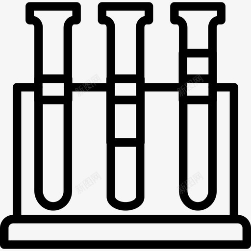 化学科学35线性图标svg_新图网 https://ixintu.com 化学 科学35 线性