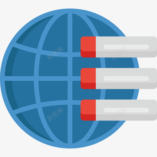 全球范围内云计算19扁平图标svg_新图网 https://ixintu.com 云计算19 全球范围内 扁平