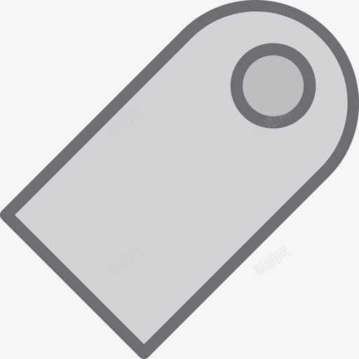 标签基本按钮线性颜色图标svg_新图网 https://ixintu.com 基本按钮 标签 线性颜色