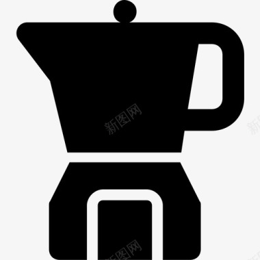 咖啡机烹饪57填充图标图标