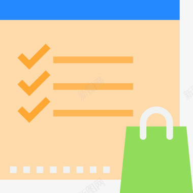 购物清单购物和电子商务6持平图标图标