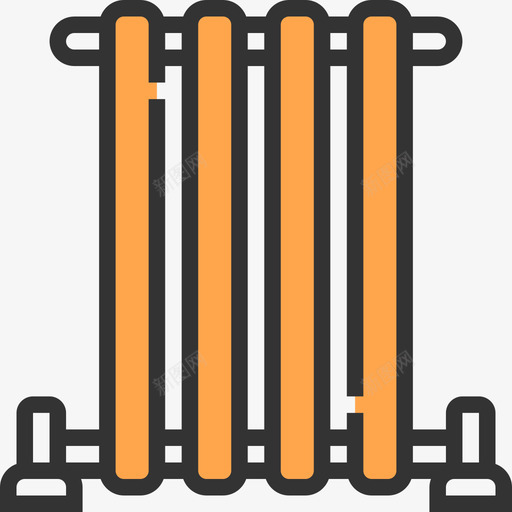 加热器加热器和壁炉黄色阴影图标svg_新图网 https://ixintu.com 加热器 加热器和壁炉 黄色阴影