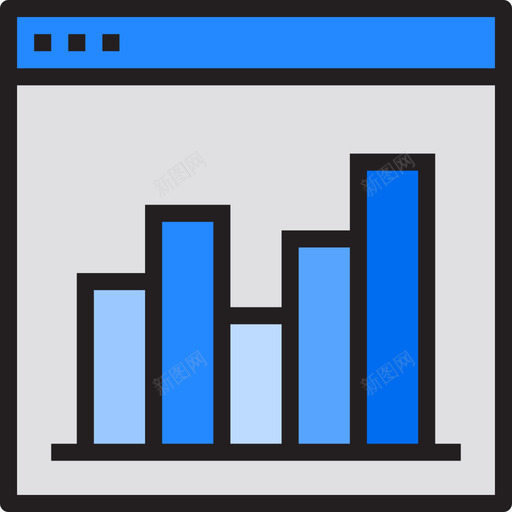 统计学数据4线颜色图标svg_新图网 https://ixintu.com 数据4 线颜色 统计学