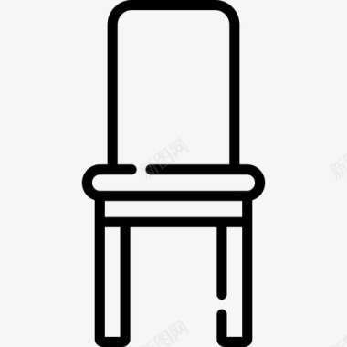 餐椅家具46直线型图标图标