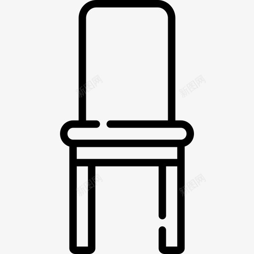 餐椅家具46直线型图标svg_新图网 https://ixintu.com 家具46 直线型 餐椅