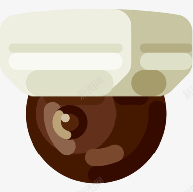 闭路电视公寓图标图标